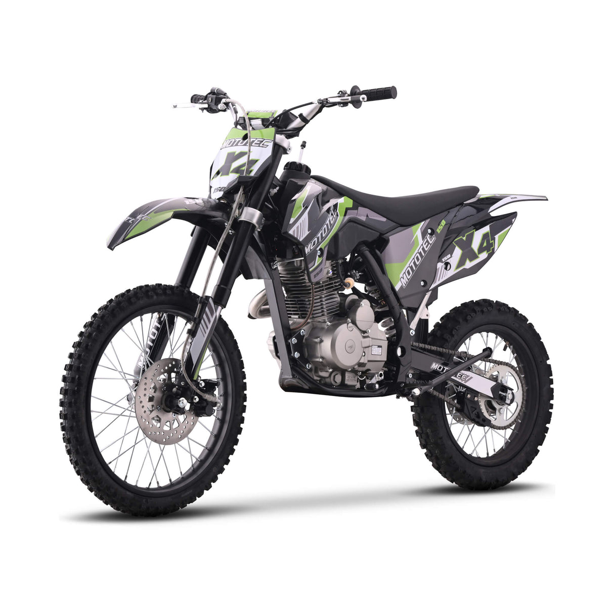 MotoTec X4 150CC 4-Stroke High-Performance Gas-Powered Dirt Bike