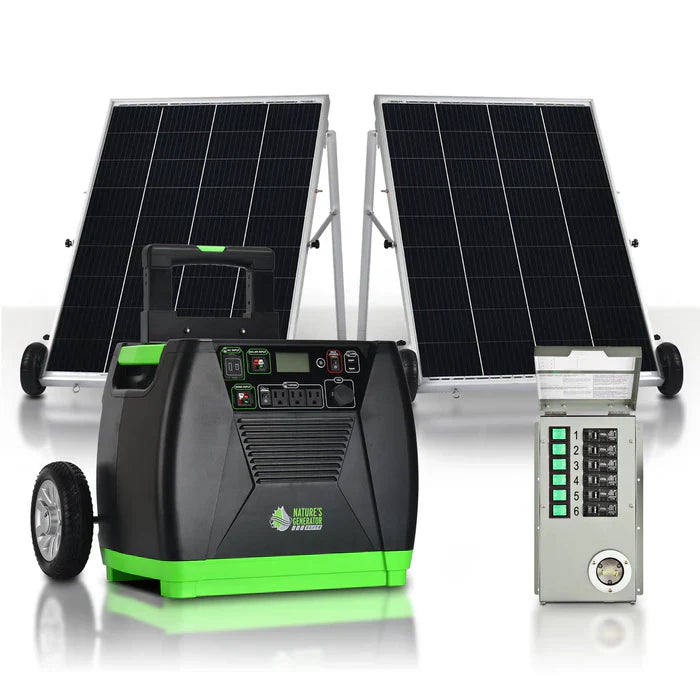 Nature's Generator Elite Gold - PE System 3600W Solar Generator
