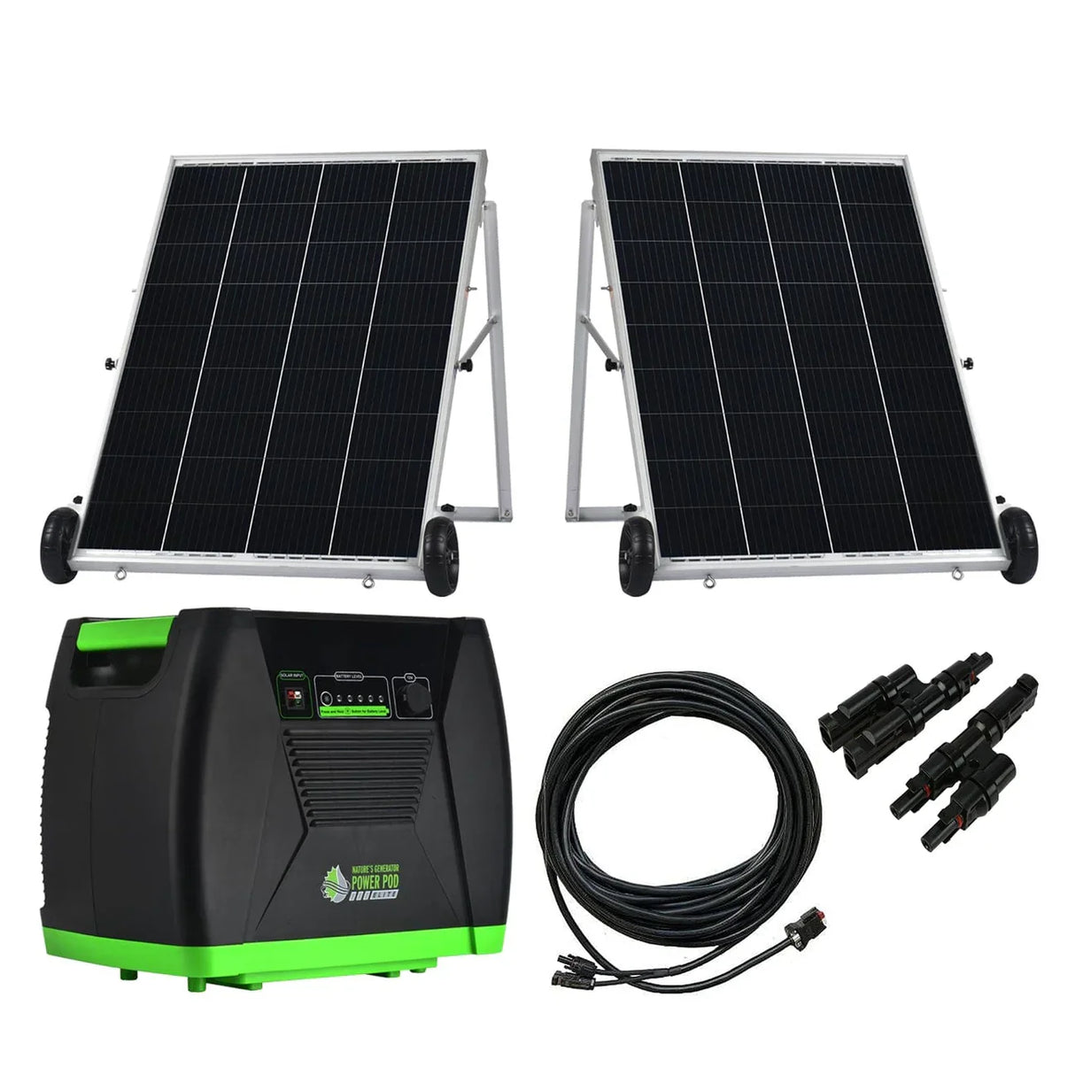 Nature's Generator Elite Power Add On Bundle – Solar Generator Kit