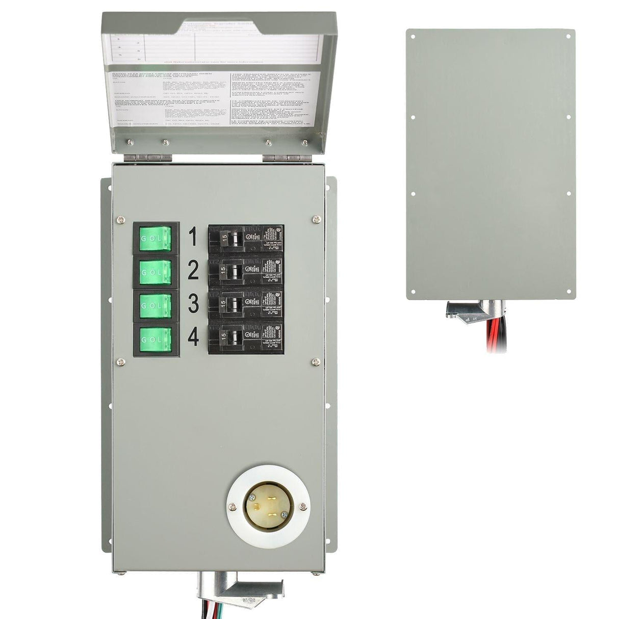 Nature's Generator 120V 15A 4-Circuit Manual Transfer Switch