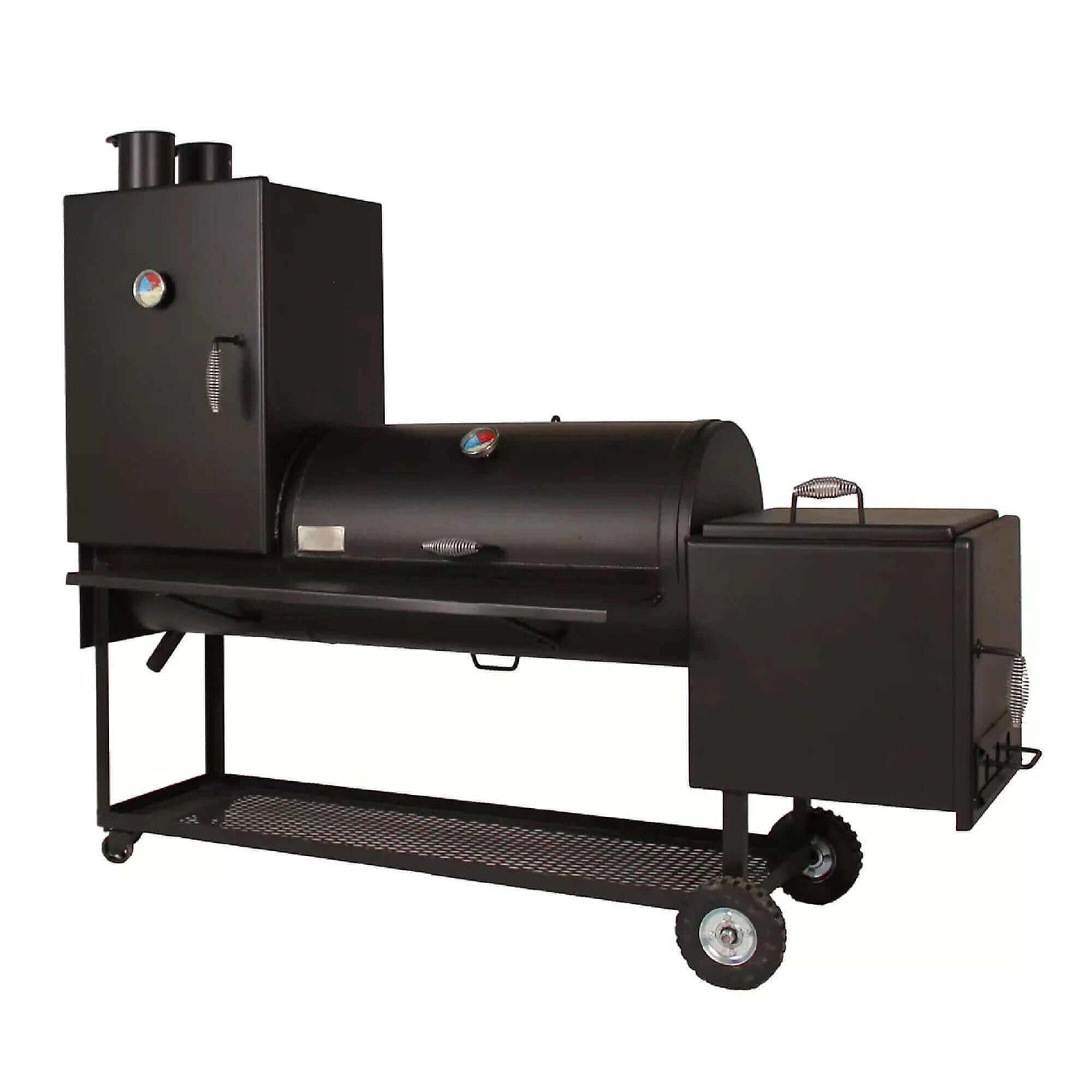Old Country BBQ Pits Angus Offset with vertical chamber Smoker OC20x80