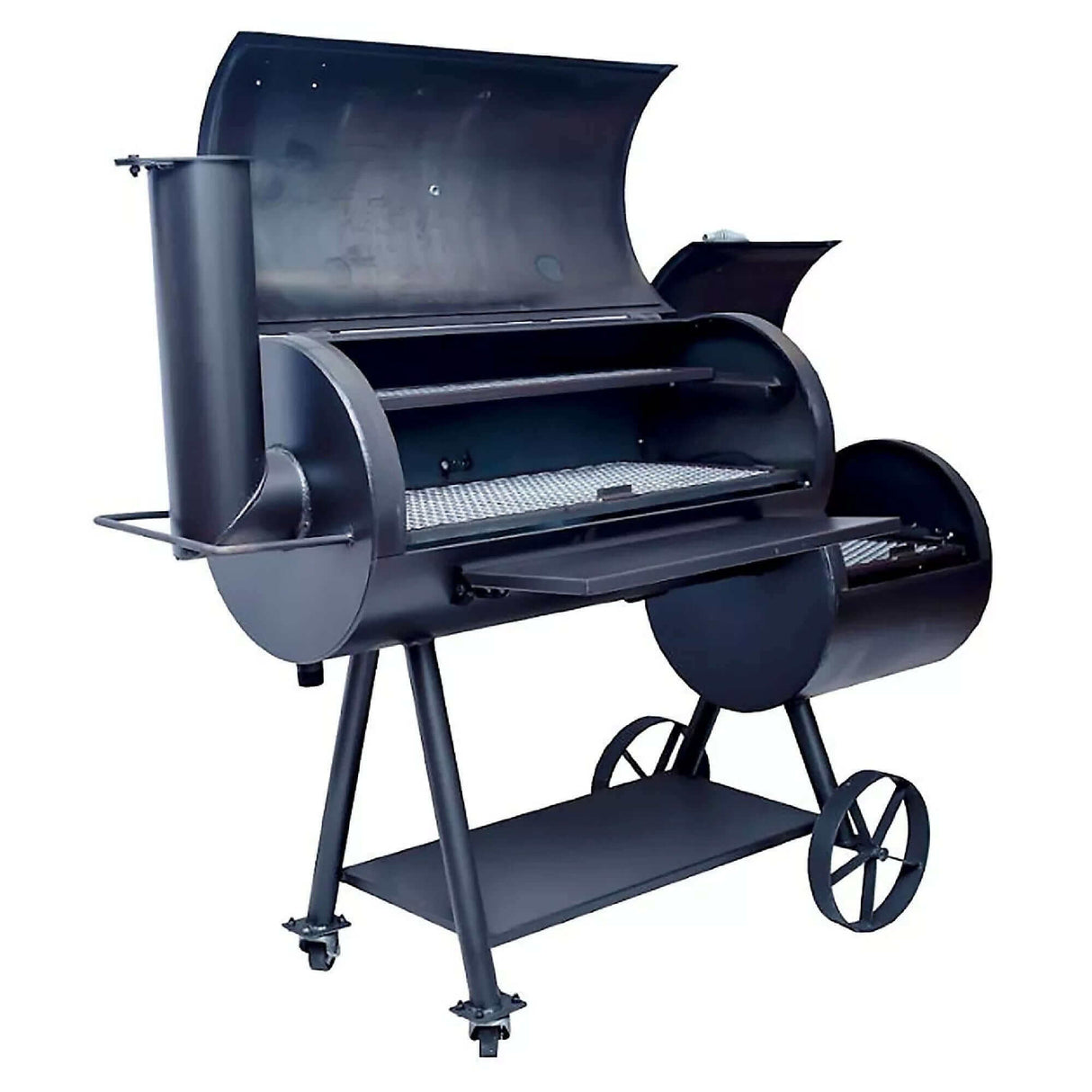 Old Country BBQ Pits Brazos Loaded Offset Smoker with Counterweight