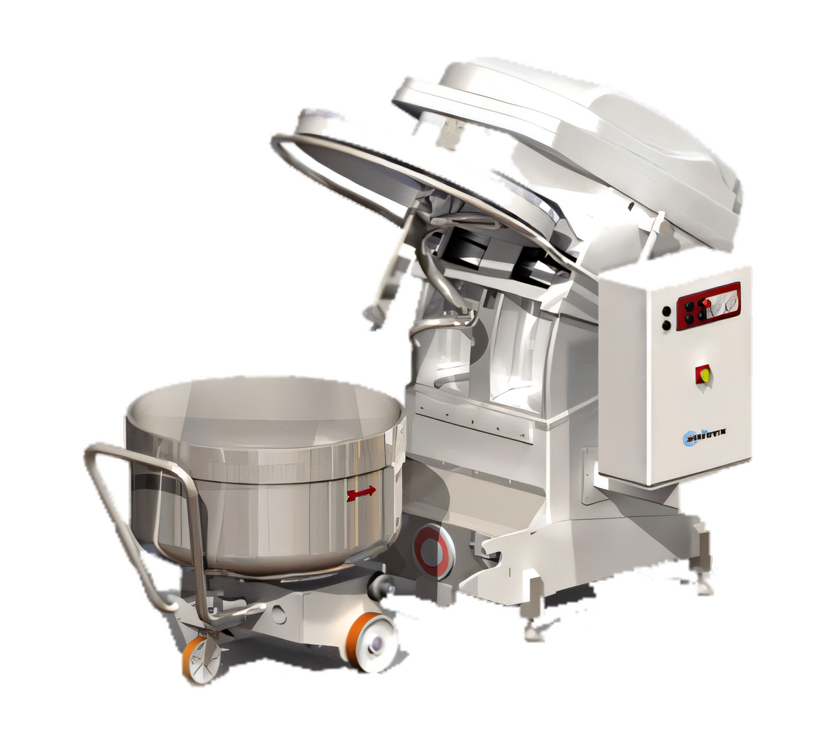 Univex SL80RB Silverline Spiral Mixer 137 Qt. (130 Liter) Bowl 175 Lb. (80 Kg) Dough Capacity