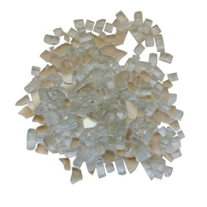 Remii 1/4" Clear Reflective Fire Glass – 5lbs AMSF‑GLASS‑01