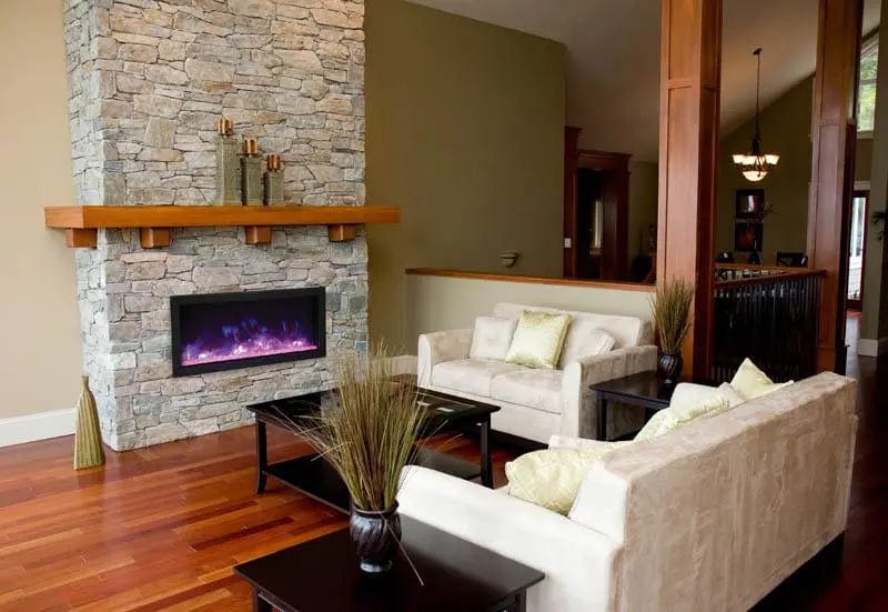 Remii Extra Slim 35" Built-In Electric Fireplace 102735-XS