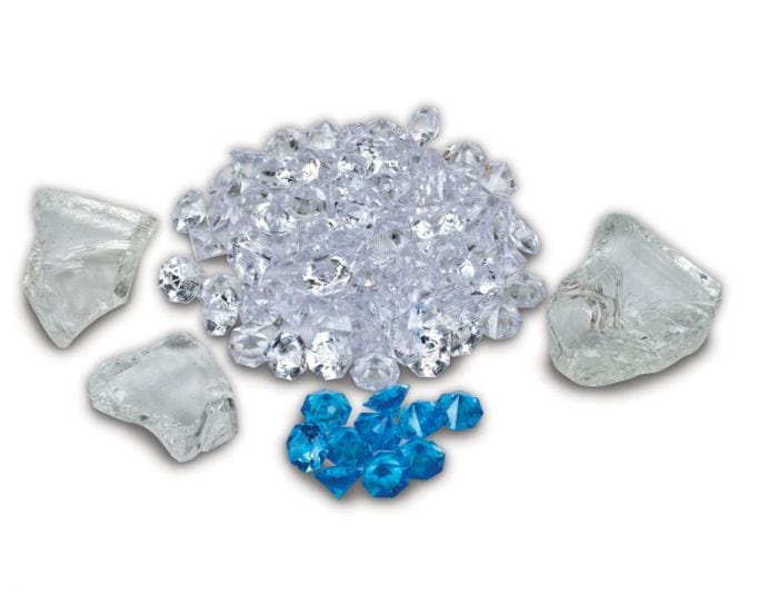 Remii FI-109 Diamond Ice Media Kit Decorative Fireplace Media FI-109-DIAMOND