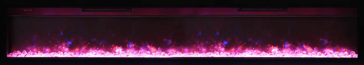 Remii Wall Mount Basic 88" Electric Fireplace 4,500 BTU WM-88-LUMINA