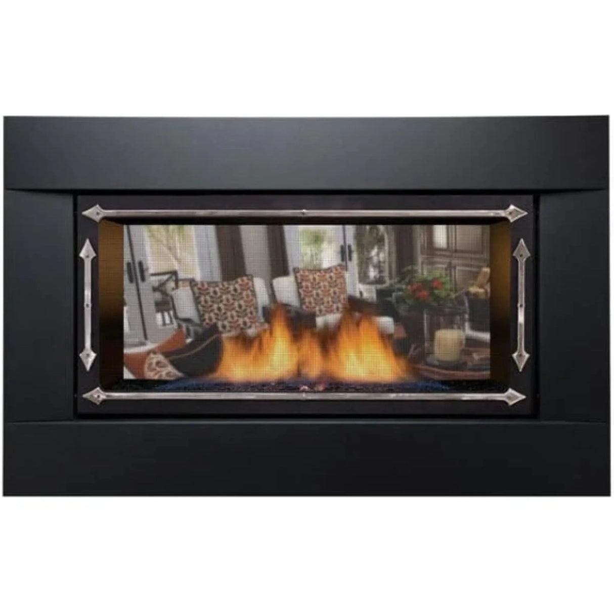 Sierra Flame Stanford 36" Deluxe See-Thru Direct Vent Linear Liquid Propane Fireplace 20,000 BTU STANFORD-36-LP-DELUXE
