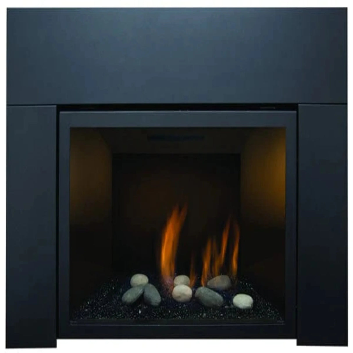 Sierra Flame Stanford 30" Deluxe Direct Vent Insert with Ceramic Brick Panels & Log Set Natural Gas 26,000 BTU STANFORD-30-NG-DELUXE
