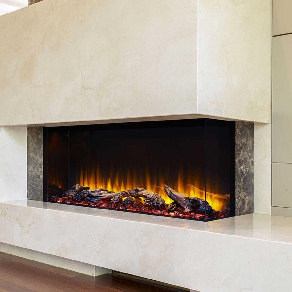 SimpliFire Scion Trinity 3-Side Linear Electric Fireplace