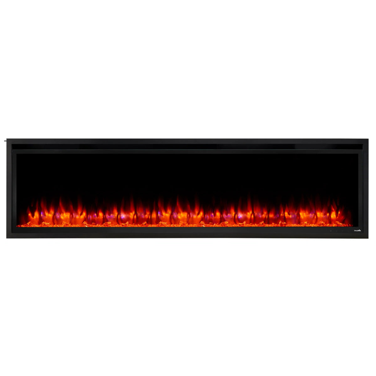 SimpliFire Allusion Platinum 72-Inch Wall Mount/Recessed Linear Electric Fireplace