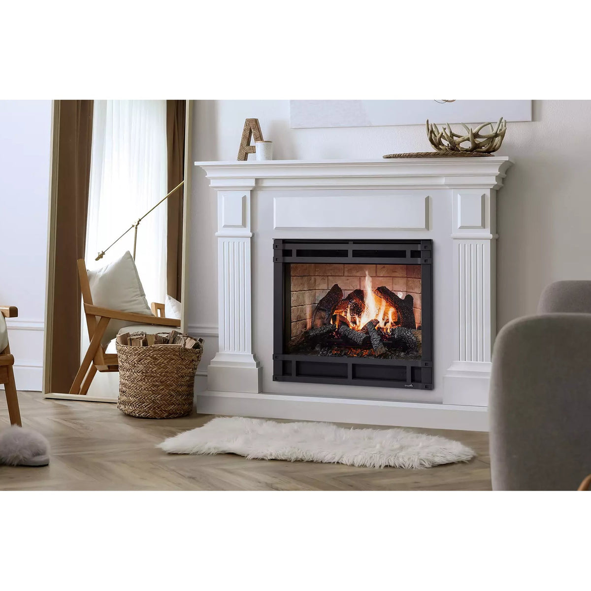 SimpliFire 36-Inch Inception Traditional Electric Fireplace