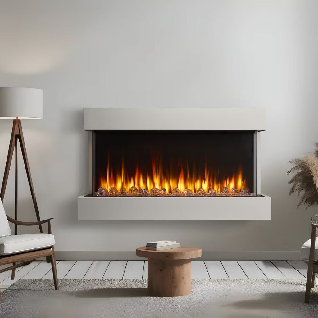 SimpliFire Triton 50-Inch Multi-View Smart Electric Fireplace