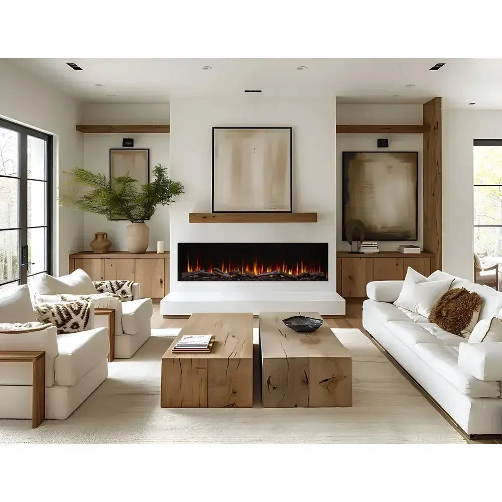 SimpliFire Triton 78-Inch Multi-View Smart Electric Fireplace