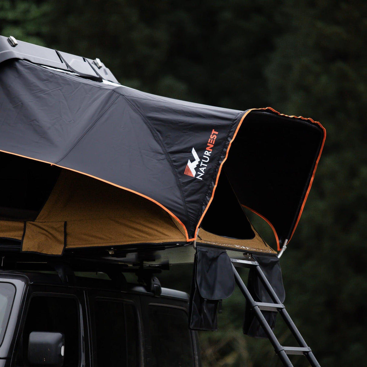 Naturnest ABS Fold‑out Hard Shell RTT Sirius 2 Clamshell Rooftop Tent