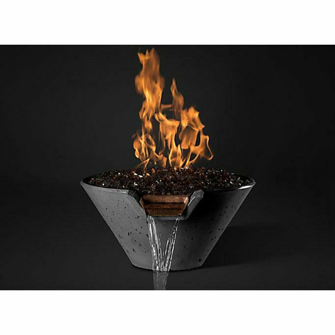 Slick Rock Concrete - Cascade Conical Concrete Fire & Water Bowl