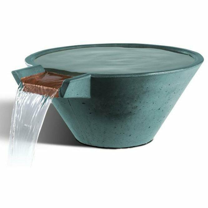 Slick Rock Concrete - Cascade Conical Water Bowl