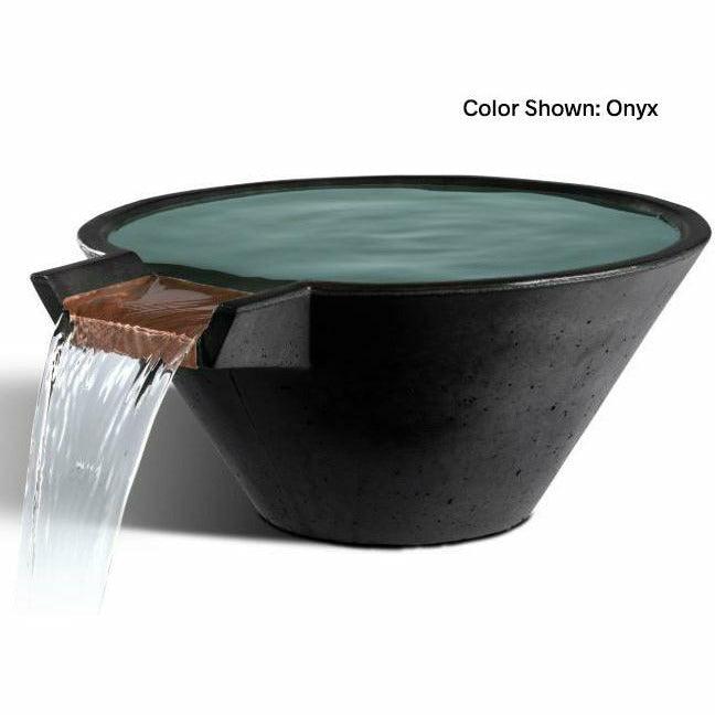 Slick Rock Concrete - Cascade Conical Water Bowl