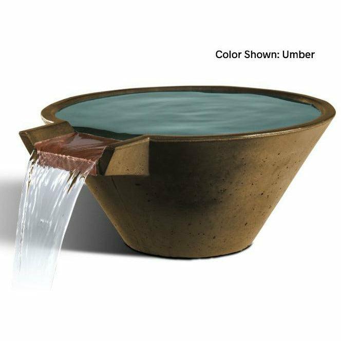 Slick Rock Concrete - Cascade Conical Water Bowl