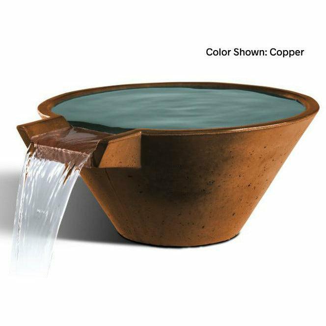 Slick Rock Concrete - Cascade Conical Water Bowl