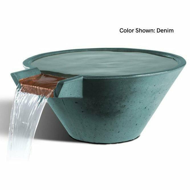 Slick Rock Concrete - Cascade Conical Water Bowl