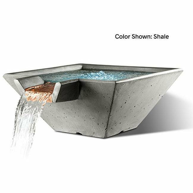 Slick Rock Concrete - Cascade Square Water Bowl