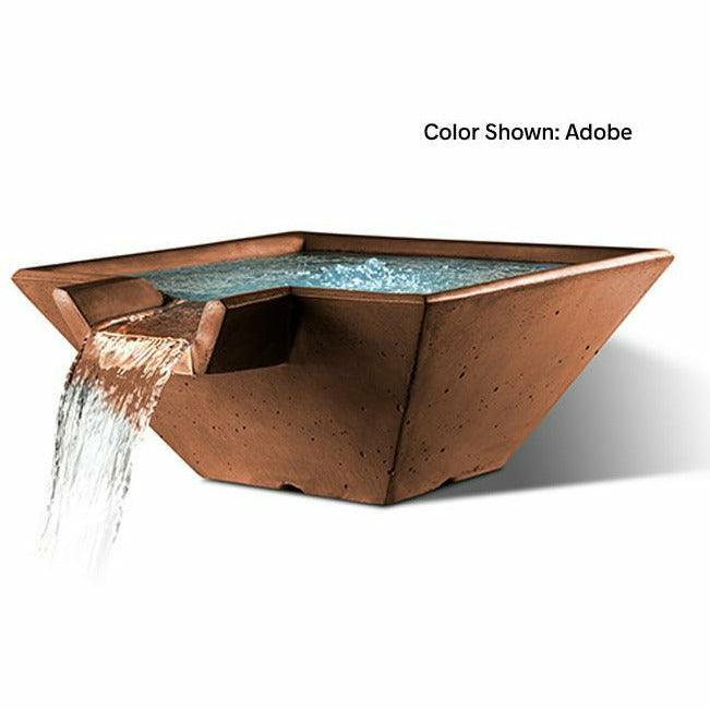Slick Rock Concrete - Cascade Square Water Bowl