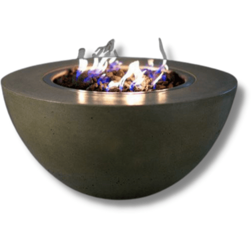 Slick Rock Concrete Oasis 34" Round Concrete Fire Pit Bowl KOF34