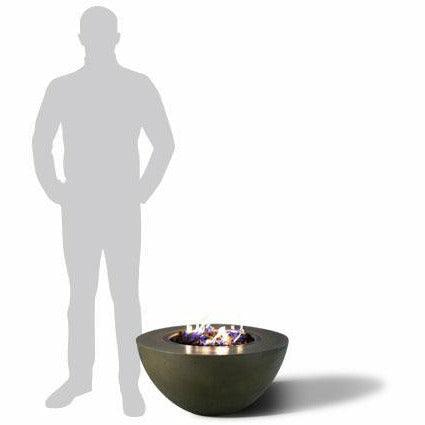 Slick Rock Concrete Oasis 34" Round Concrete Fire Pit Bowl KOF34