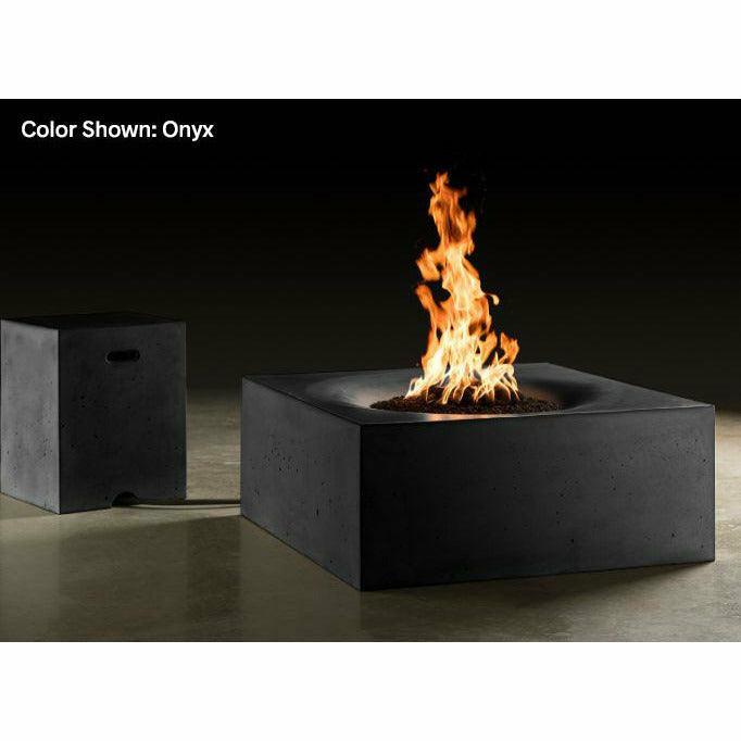 Slick Rock Concrete - Square Horizon 36" Concrete Fire Pit Table