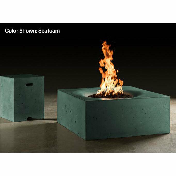 Slick Rock Concrete - Square Horizon 36" Concrete Fire Pit Table
