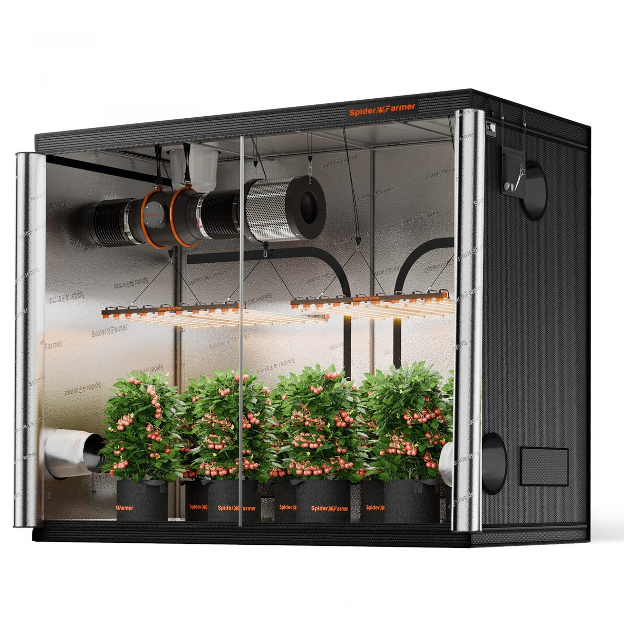 Spider Farmer 5’x10’x6.5′ 150cm x 300cm x 200cm Indoor Grow Tent
