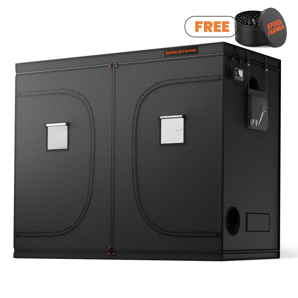 Spider Farmer 8’x4’x6.5′ 240cm x 120cm x 200cm Indoor Grow Tent (Free Grinder)