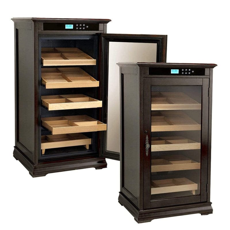 Redford Electronic Cabinet Cigar Humidor 1,250 Cigars Climate-Controlled Storage Cabinet