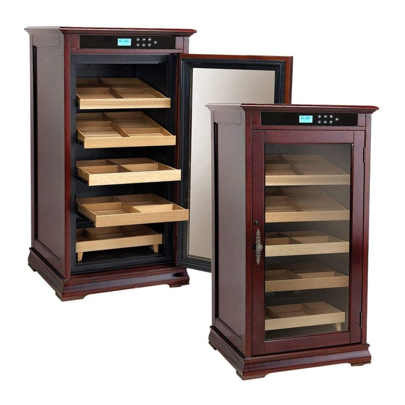 Redford Electronic Cabinet Cigar Humidor 1,250 Cigars Climate-Controlled Storage Cabinet