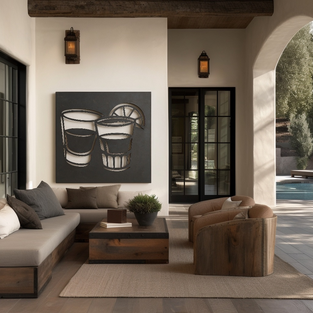 The Cheers - Metal Wall Art