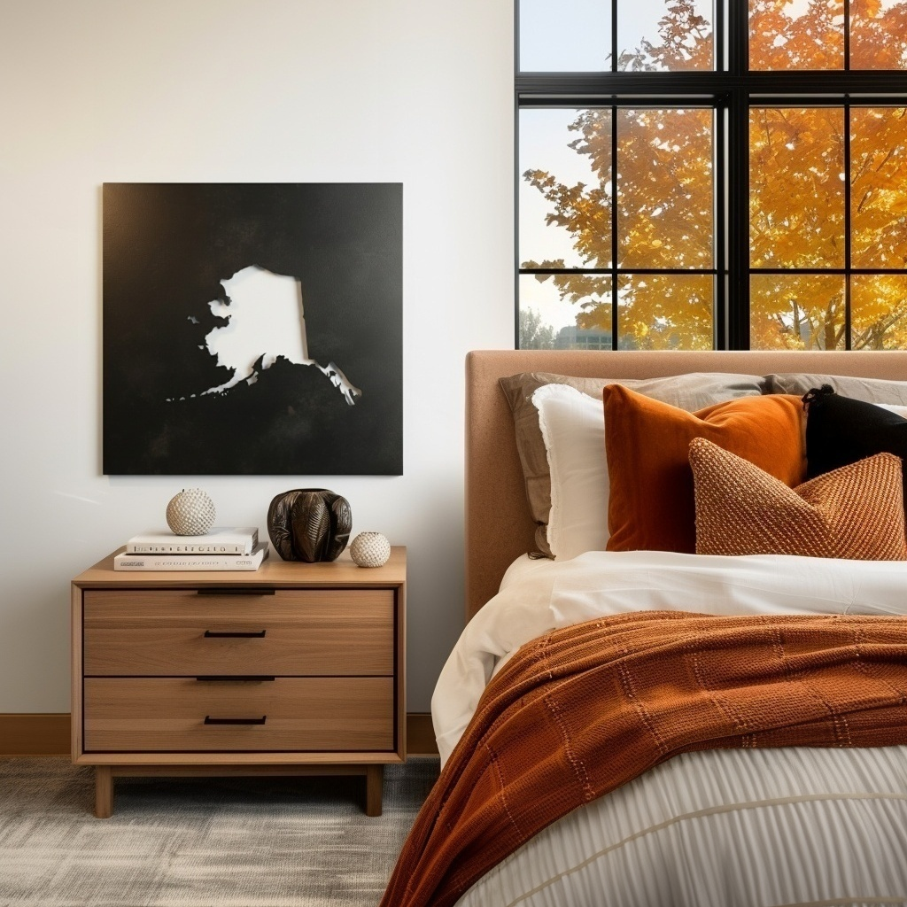 The Alaska - Metal Wall Art