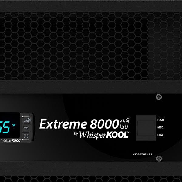 WhisperKOOL Extreme 3500tiR Self-Contained Through-the-Wall Wine Cellar Cooling Unit (with Remote)