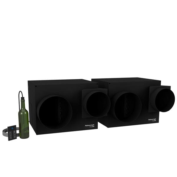 WhisperKOOL Platinum Split Twin 220V High Efficiency Ducted Wine Cellar Cooling System