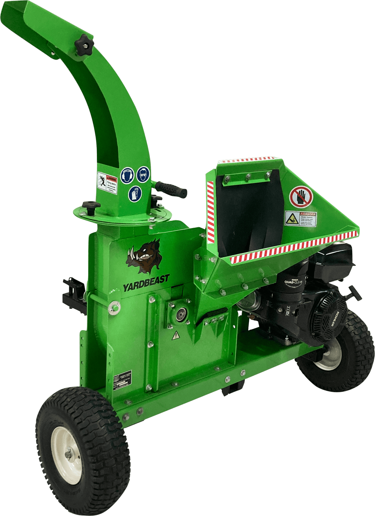 Yardbeast 3514ATV 3.5″ Gas Wood Chipper with Kohler CH440 429 cc 14HP Engine