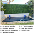 Designer Plants USA Jasmine Artificial Green Wall 40" x 40" Commercial Grade UV Resistant