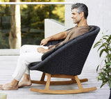 Peacock Outdoor Rocking Chair 5458RODGTRC-5458YS92