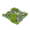 Designer Plants USA Artificial Dense Succulent Green Wall Panel 20" x 20" UV Resistant