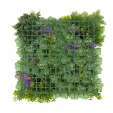 Designer Plants USA Artificial Dense Succulent Green Wall Panel 20" x 20" UV Resistant
