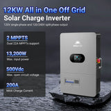 SunGoldPower 12 kW All-In-One Off-Grid Solar Inverter FR12K-B 48 V Split-Phase 120/240 V Pure Sine Wave