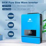 Sungold Power Hybrid 48V 8kW Solar Inverter 8 kW 48 V Split Phase Off‑Grid Solar Inverter UL1741