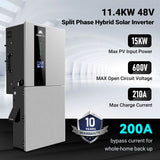SunGold Power 11.4 kW 48 V Split Phase Hybrid Solar Inverter Whole-Home Backup (200 A) SGN-11K15PRO