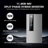 SunGoldPower 22.8kW Hybrid Inverter 48V Split Phase SGN11.4KHB‑48 (2 Units Parallel)