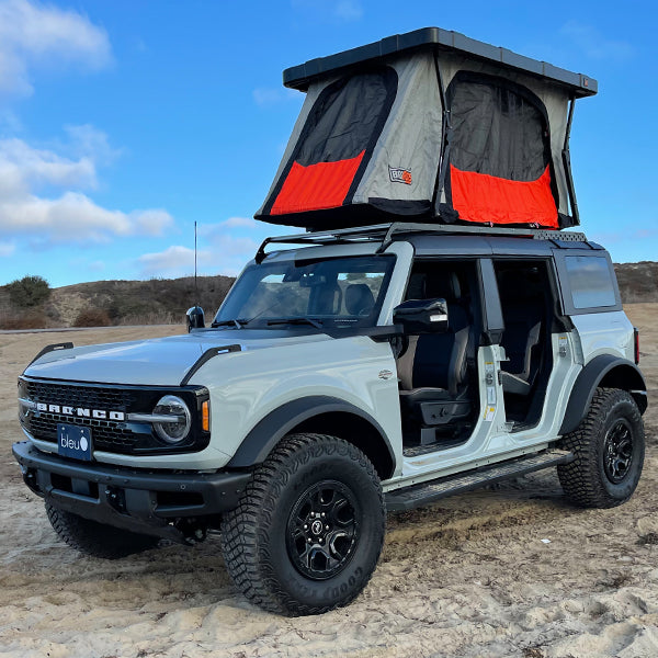 BadAss Tents RECON Rooftop Tent (Universal Fit) - Onyx Utility Black PRE-ASSEMBLED