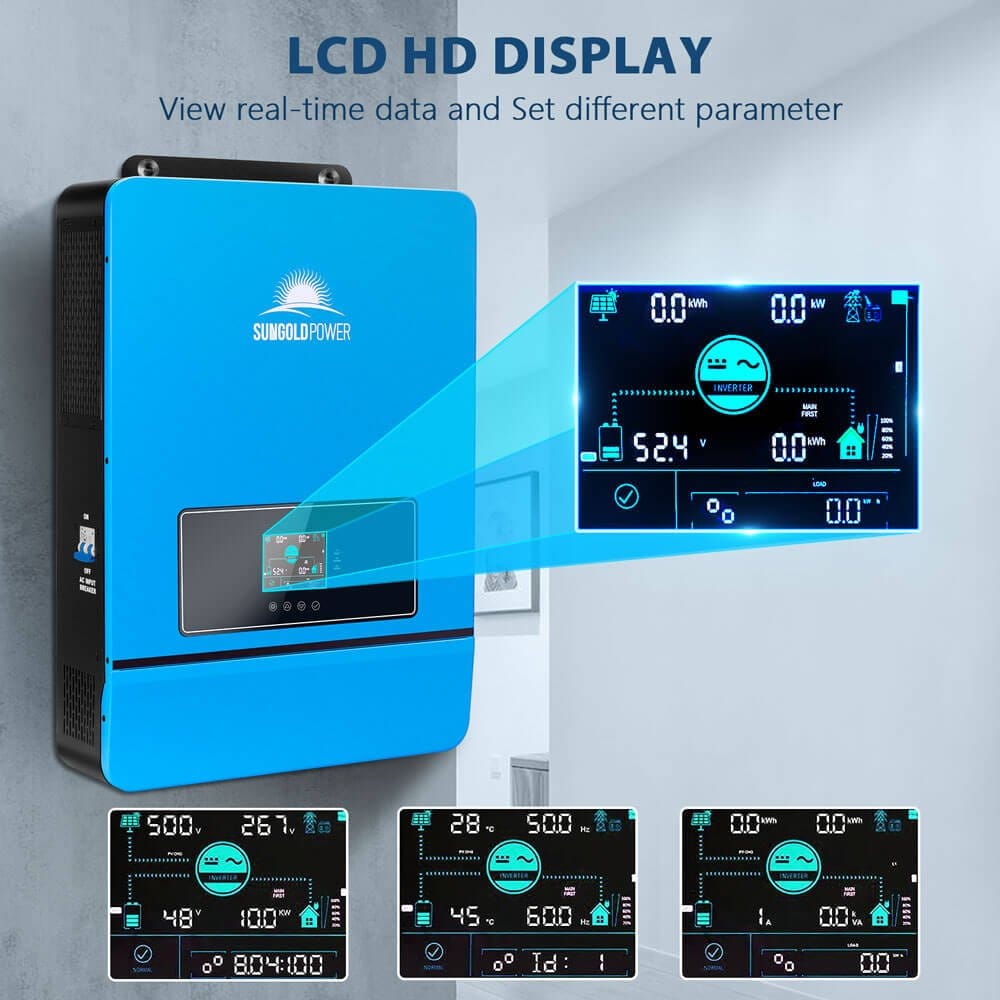 SunGoldPower 16KW 48V Split Phase Solar Inverter (2 Units Parallel)